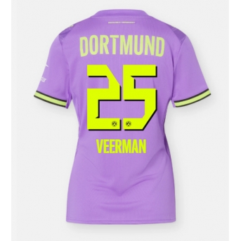 Borussia Dortmund Joey Veerman #25 Maglia Gara Terza Repliche 2026-27 Donna Maniche Corte